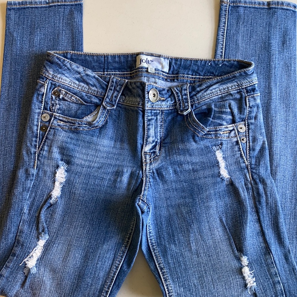 Jolt distressed light wash sx 11